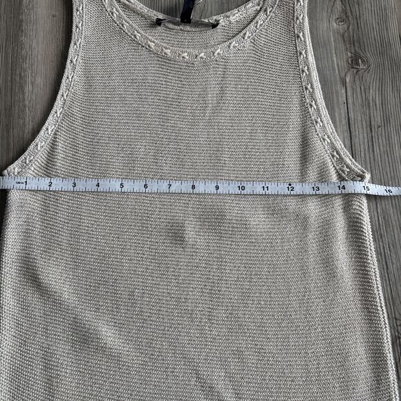 NWT White House Black Market Gold Dress Shimmer Metallic  Size M (MSRP $68) - Picture 5 of 11